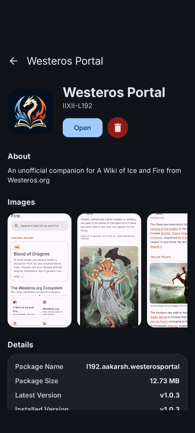 IIXII Store submission and detail preview